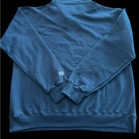 Champion Barstool Sports Navy Quarter-Zip Sweatshirt Size XL - Picture 5 of 5